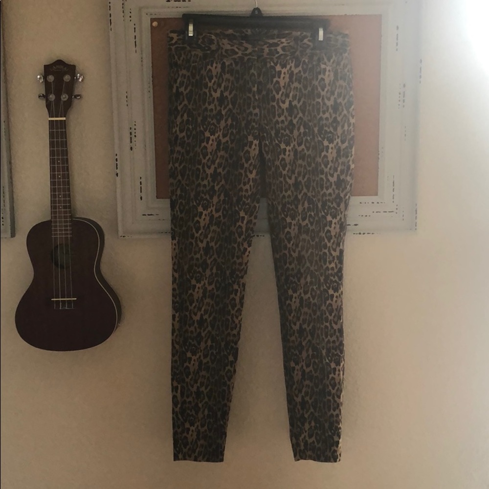 The Limited cheetah print dress pants